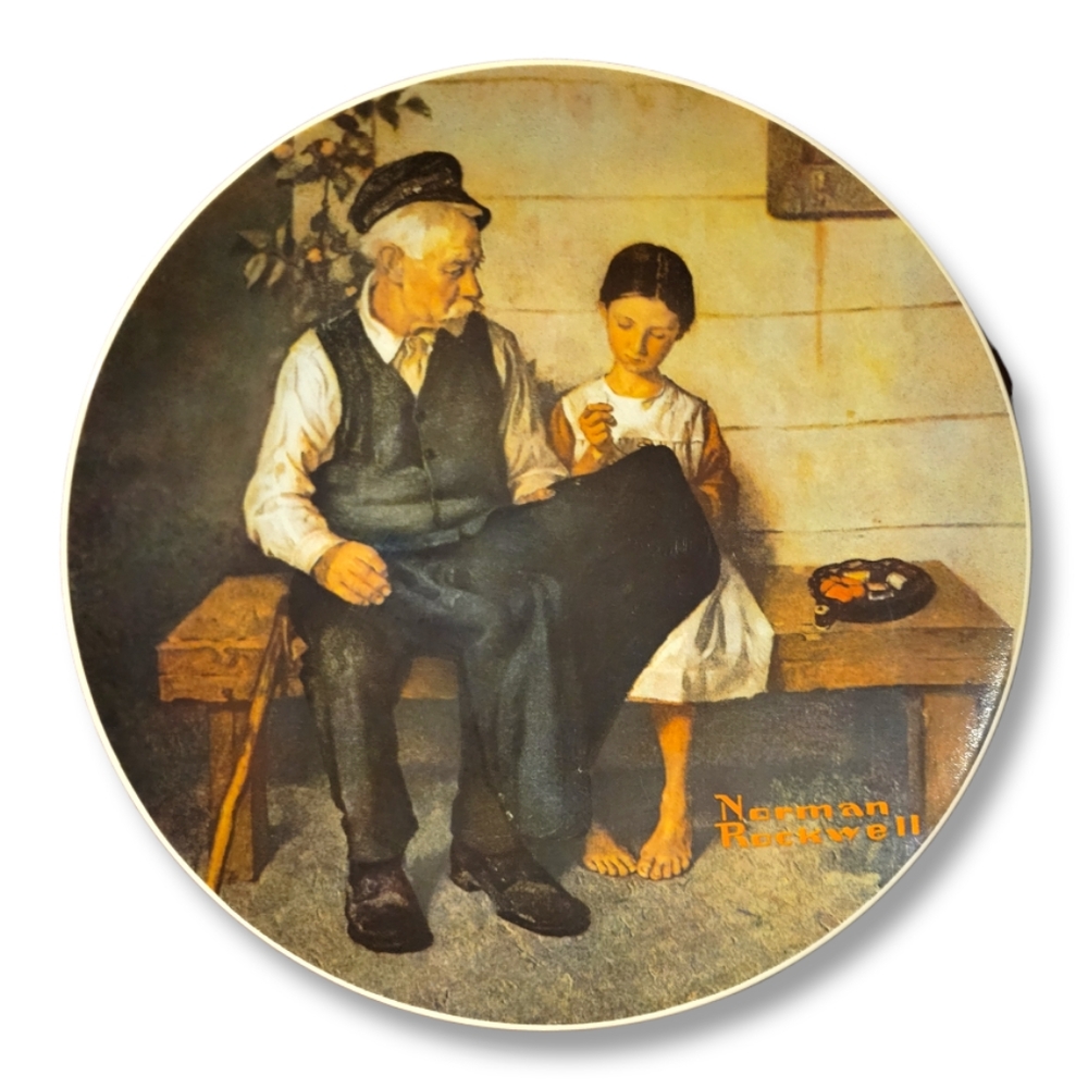 Vtg 1979 Norman Rockwell "The Lighthouse Keeper's Daughter" Plate